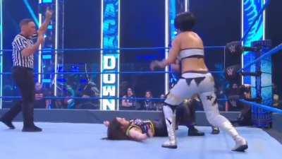 Poor Nikki. Not the first time she's had a bad tag team partner...