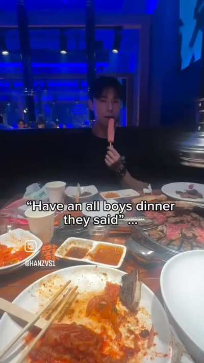 All Boys' Dinner