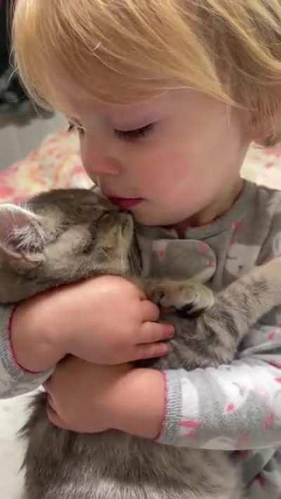 Found a kitten crying in a tree over the creek. Climbed to the top to get her. Now, my daughter has a new best friend. Meet Luna…we didn’t need another cat but she needed us and now we are in love!