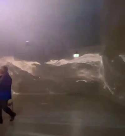 Frameless exhibition London 'The storm on the Sea of Galilee