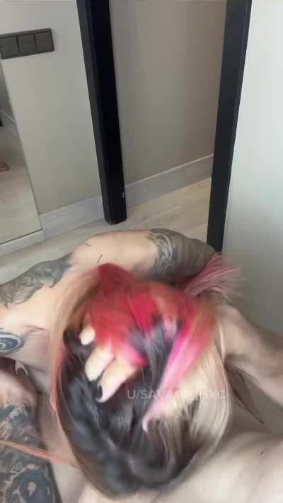 What are the first words you think when a girl let you use her throat like this