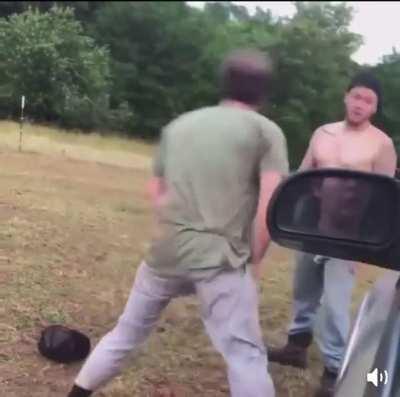 He did pull his jean up