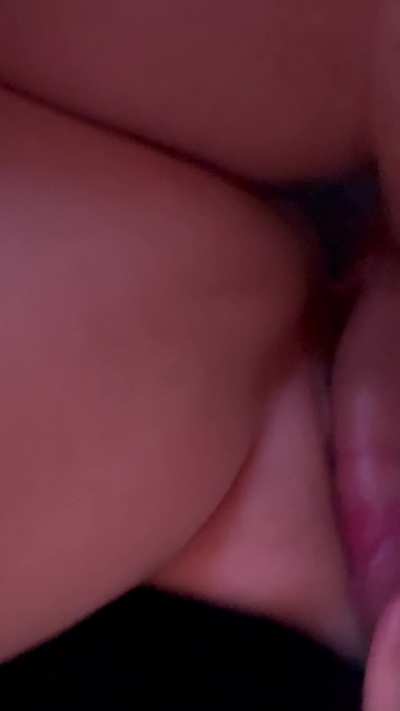 Teasing wife’s sloppy pussy