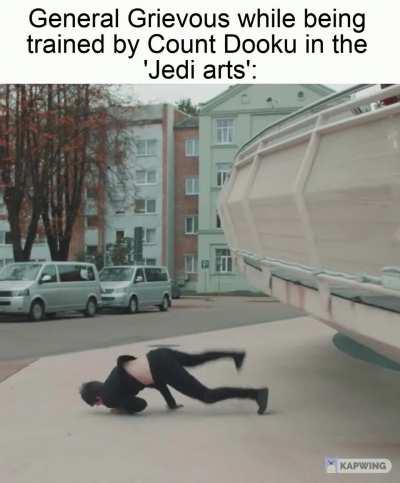 Ah yes, the 'Jedi arts'