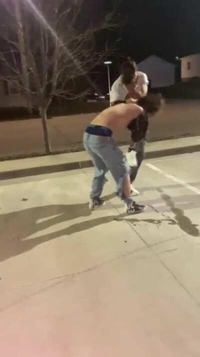 Dude was talking shit lmao