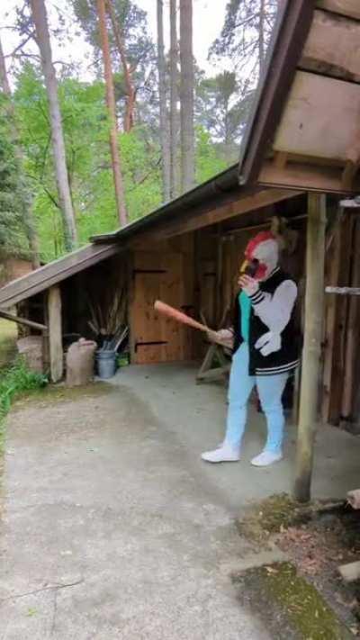 My first real cosplay attempt, as Jacket! (2)