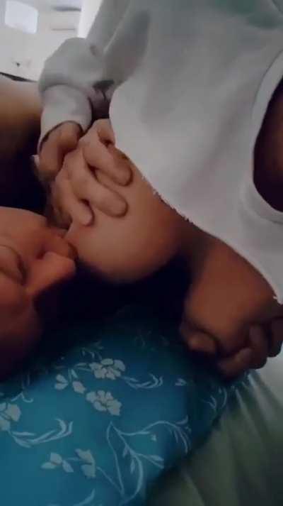 Grandpa trying to milk me