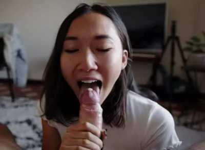 Asian Blowjob Cum Pov