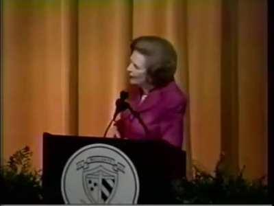 Тэтчер уже тогда всё поняла про путина. Многие поняли. Но ещё большее количество людей просто забили. И продолжают забивать.