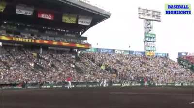 Tigers Teruaki Sato blasts a 3 run homer his second home run of the day and his 7th on the season