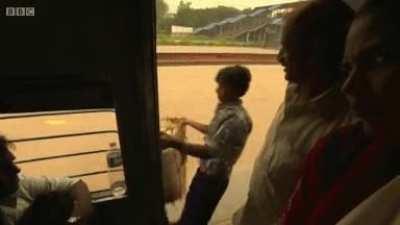 He has fallen on his face many times to be that good at it.