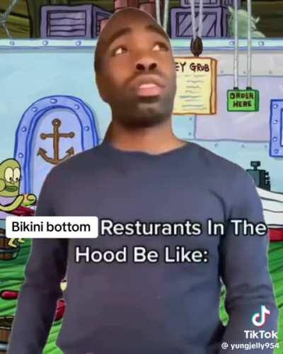 Krusty Krab in the hood
