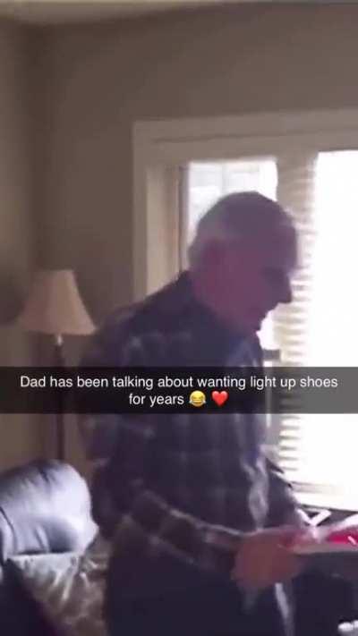 He's so excited about them