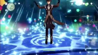 Zhongli Barbara Q animation