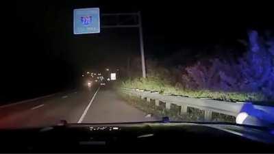 16 year old car thief bails out of passenger-side window in middle of police chase