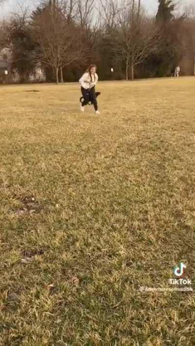 Cartoon flailing zoomies
