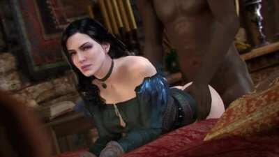 Yennefer getting fucked (leeteRR, Evilaudio) [The Witcher]