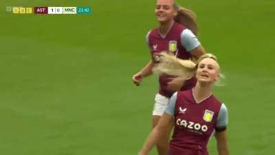Alisha Lehmann Booty Jiggle Celebration - Aston Villa v Manchester City - 18.09.2022