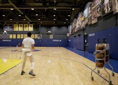 Alternate angle of yesterday's viral Steph Curry video