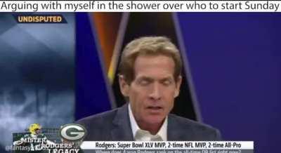 I have entire ESPN debate shows in my shower