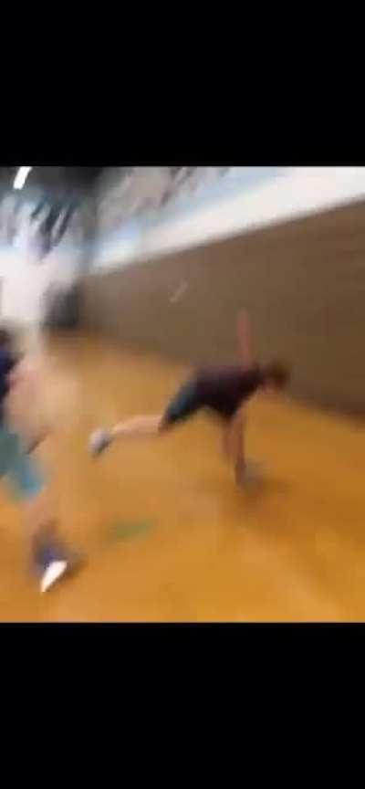 Kid gets crossed over