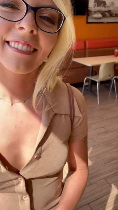 Having a little fun getting coffee 🤭