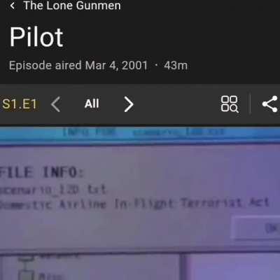 Lone Gunman 9/11 connection