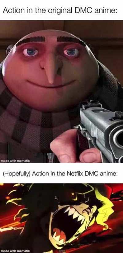 Let’s hope the Netflix anime has better fight scenes, the original was a great show but deeply lacking in good action