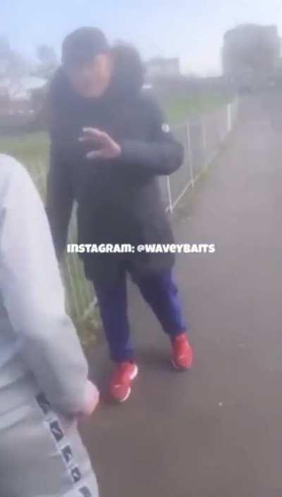 To bully an old person