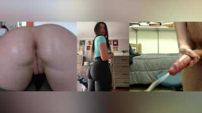 A perfect ass making a lot of cocks cum - 1 min compilation