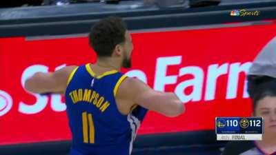 [Highlight] Jamal Murray gets the game saving block against Klay and the Nuggets beat the Warriors without Jokic!