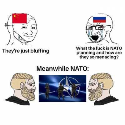 NATO does have some menacing dance moves ngl