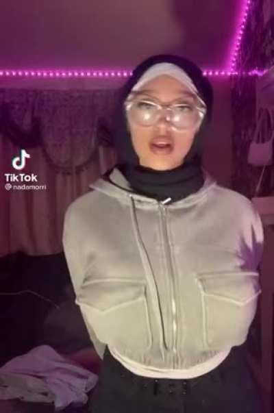 She’s been trying to hide them lately, but she’s literally too busty to hide!