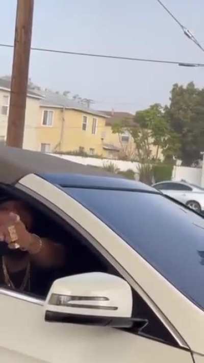 A couple assaults a woman after being confronted for scamming at a Long Beach gas station.