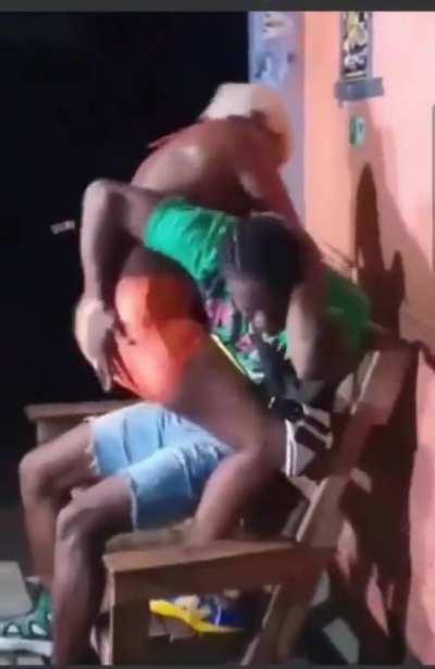 poor guy molested with family and friends watching it happen