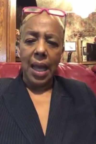 Is Cynthia Johnson confessing to the rampant voter fraud that took place in Detroit to help secure a win for Biden?
