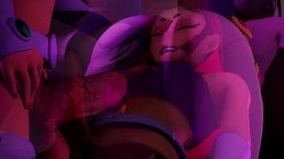 Starfire fucks Raven