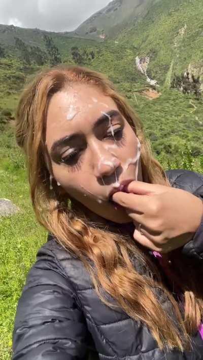 If you found me like this while traveling would you help me cover my face more? 😏