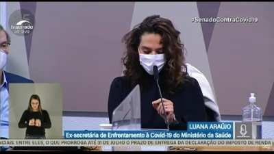 Fala de apresentação da Luana Araújo na CPI da Pandemia.
