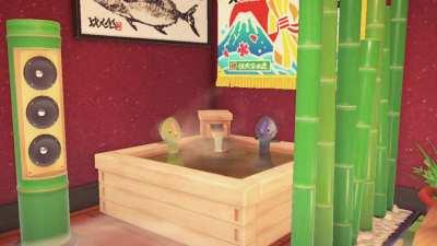 Two bros, chillin in a hot tub