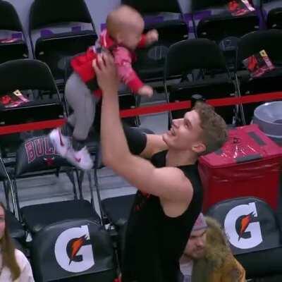 NBA players with their kids