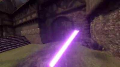 Becoming Kirito using modded Blade & Sorcery and a little bit of skill... (give this a try yourself if you have a VR, it’s pretty fun)