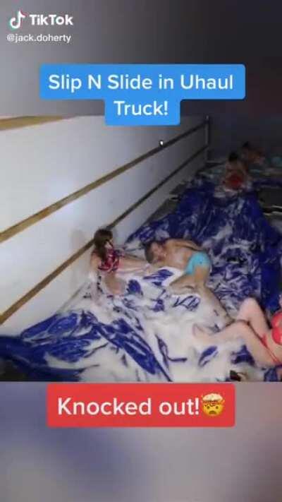 HMFT after I go ride the U-HAUL SLIP-n-SLIDE