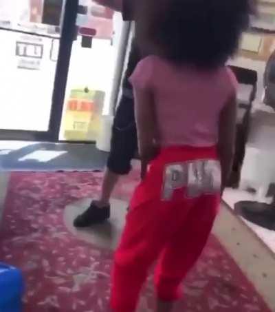 Guy can't defend himself because she is a woman