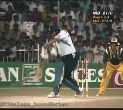 The storm wasn't in the sky it walked to the crease!