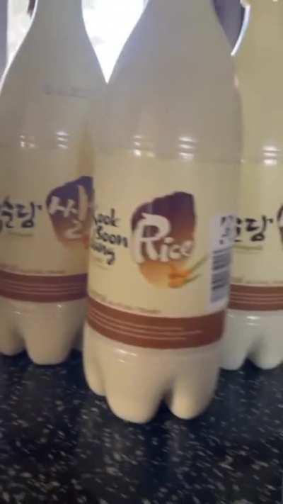 I stocked up on Soju and Makgeolli xD