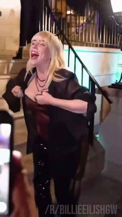 Billie Eilish and her massive tits in motion