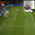 Kun Aguero missing a goal with himself