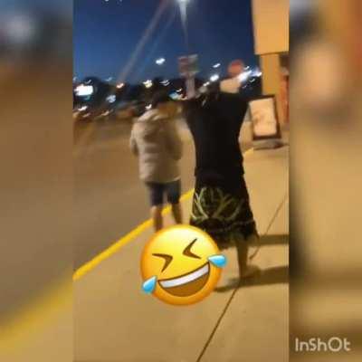 HMB while i run head first into this no parking sign