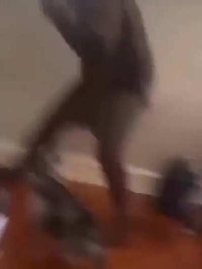 what could go wrong- UFC VR at home